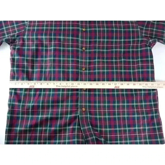 Brooks Brothers Mens Shirt Multicolor Cotton Plaid Button Down Long Sleeve Large - Picture 8 of 10